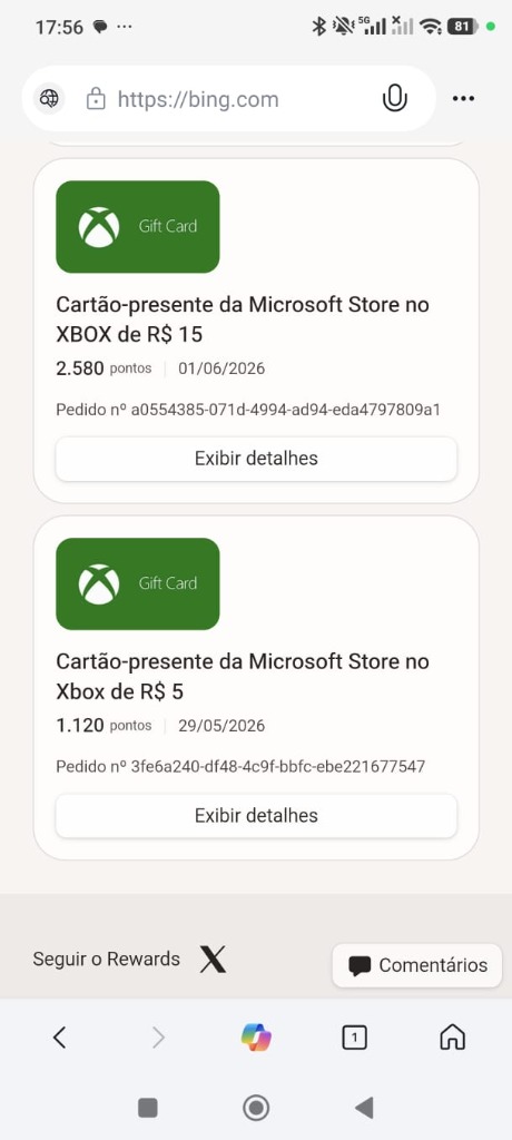 Histórico de Resgate 2