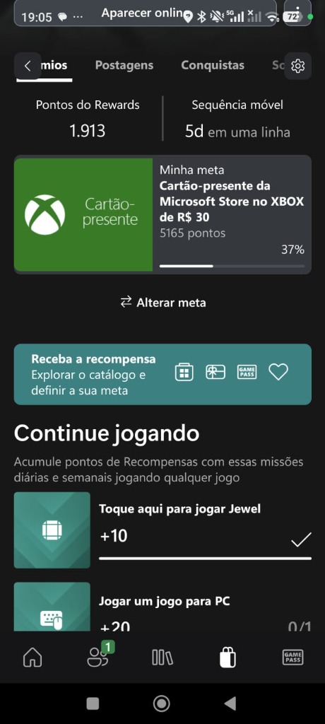 Progresso da Meta